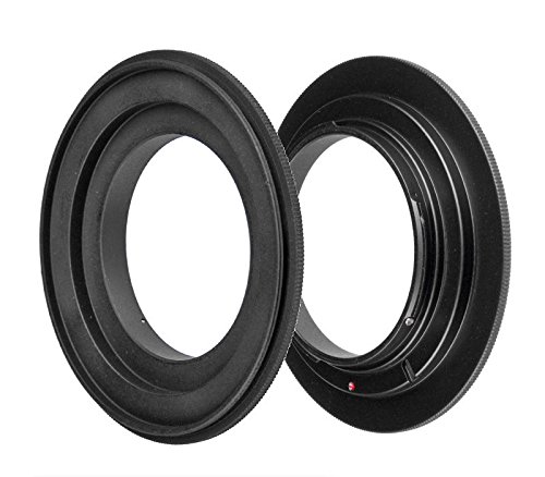 ayex Retroadapter Passend für Canon 49mm Reversering Makroadapter zum umgekehrten Anschrauben eines Objektivs Umkehrring