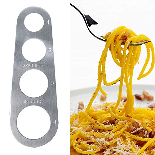 Spaghetti -Messwerkzeug mit Hängenden Schleifen Edelstahl Spaghetti Messer Pasta -Herstellungstools für Heimküchen oder Professionelle Restaurants