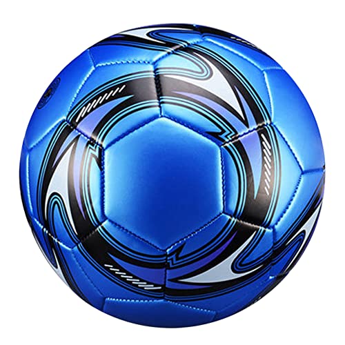 EIAOSI Professioneller Fuß Ball Ball GrößE 5 Offizieller FußBall Training FußBall Ball Wettbewerb Draussen FußBall Blau