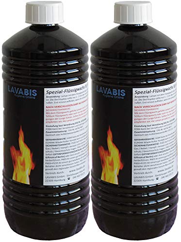 2 x 1 Ltr. Flüssigwachs für Flüssigwachskerzen