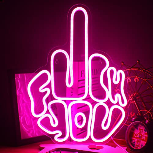 Wort Geste LED Schild Leuchtreklame für Wand Rosa LED Neon Sign Buchstabe Neon Schild Bar Leuchtschild für Schlafzimmer Party Pub Game Zone Dekoration