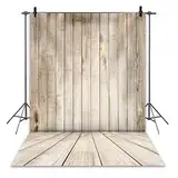 RUINI Retro Rustikales Holzbrett Hintergrundkulisse Vintage Holz Textur Wand Boden Fotografie Hintergrund Porträt Foto Kind Geburtstag Baby Dusche Party Kulisse (1,5 x 2,1 m)