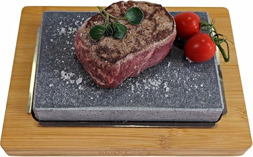 Black Rock Grill Hot Stone Kochen Lavastein - Steaksteine Hot Stone Kochen, Steak Grill, Kochstein
