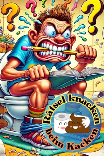 Rätsel knacken beim Kacken: Das Klobuch für große Geschäfte - Kacken und Rätsel knacken - Lustiges Klo Rätselbuch - Witziges Klo Buch Geschenk für Männer (Lustiges Klobuch, Band 1)
