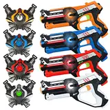 FORHISHER Laser Tag Lasertag Set Kinder Laser Tag Set 4 Erwachsene Laser Tag Guns Laser Spiel Laserpistole Kinder Indoor Outdoor Laser Pistole Geschenk für 6 7 8 9 10 11 12+ Jahre alte Jungen Mädchen