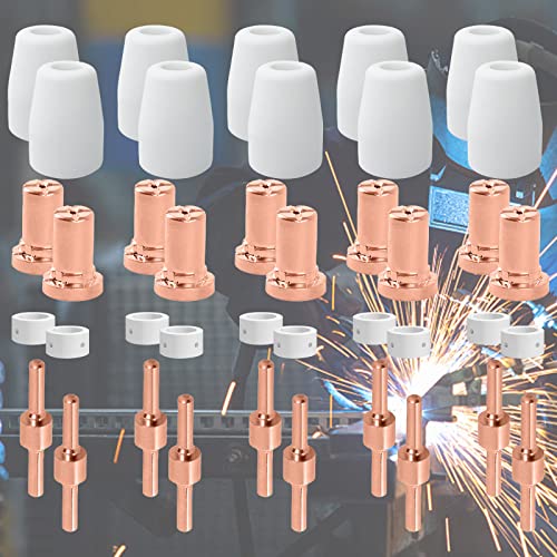 Plasmaschneider Zubehör Düsen Parkside Plasmaschneider Ersatzteile CUT 30 40 50 Plasmaschneiden Verbrauchsmaterialien Keramikkappen Plasmazubehör Plasmadüsen Plasma Schneider Zubehör(40)