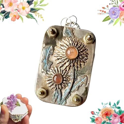 ARTGUTS Mikro Blumenpresse, Mikroblumenpresse Mini, Blumen Pressen Aus Metall, Miniaturanlage Präge Werkzeug, DIY Blumenpresse Set, für Handwerks und Pflanzenliebhaber
