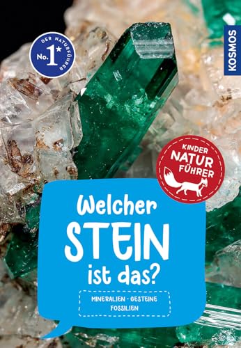 Welcher Stein ist das? Kindernaturführer: 85 Mineralien, Gesteine, Fossilien. Richtig Bestimmen, Spaß in der Natur, die Welt der Mineralien und Gesteine entdecken.