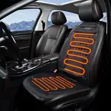 Winter-Sitzkissen, Autositzwärmer, beheizter Autositzbezug, schnelle Erwärmung, bequem, 3D-beheiztes Autositzkissen, temperaturverstellbar, Anti-Rutsch-Heizkissen für Autositz im Winter, Clod Weather