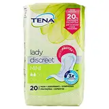 TENA DISCREET MINI - 20er-Pack Inkontinenzeinlagen für Frauen, atmungsaktiv, hypoallergen, diskret, weich, komfortabel bei Urinverlust, Inkontinenz, dermatologisch getestet