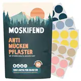 Mückenschutzplfaster für Kinder Babys und Erwachsene 90 Stück (mit Öl gegen Mücken) Mückenschutz Pflaster für unterwegs - Anti Mücken Aufkleber Mückenabwehr Mücken Abschrekung
