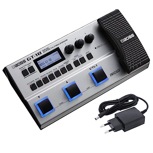 Boss GT-1B mobiles Multi-Effektgerät für Bass + keepdrum Netzteil