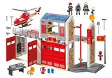 PLAYMOBIL City Action 9462 Große Feuerwache mit Soundeffekten, Ab 5 Jahren