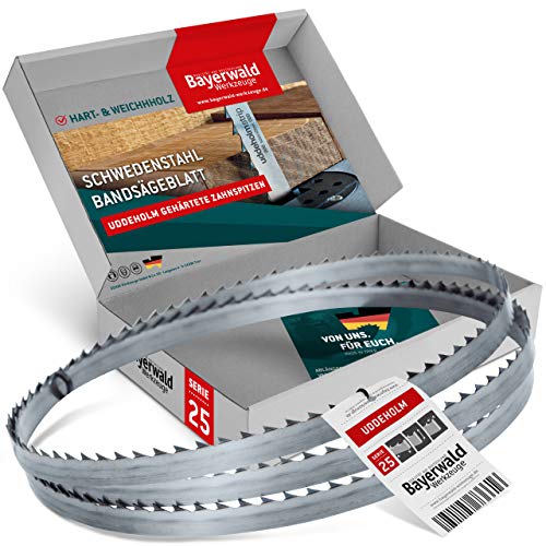 Bayerwald Uddeholm gehärtete Zahnspitzen Bandsägeblatt - 2240 x 20 x 0.5 x 7 / für alle gängigen Holzarten/Sägeband passend für Metabo BAS 317 PRECISION DNB. Metabo BAS 317 PRECISION WNB