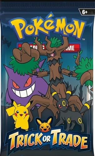 1x Trick or Trade 2024 Booster - Englisch Trick or Treat PKM Halloween Booster+ Heartforcards® Versandschutz
