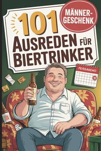 101 Ausreden für Biertrinker: Das perfekte Geschenk für Männer mit Durst, Humor – und den schrägsten Ausreden, warum heute nur noch Hopfen helfen konnte