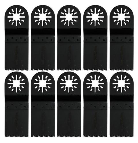 Agrartechnik-Graf Japan Verzahnung Sägeblatt 34 mm für Holz, Plastik 10er Set für Fein Multimaster