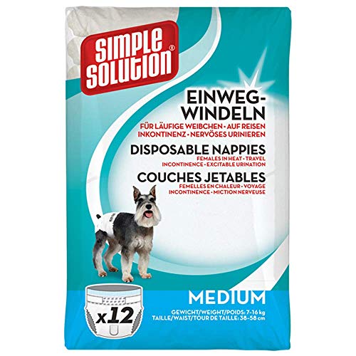 simple solution, Einwegwindel, 12 Stück Größe M