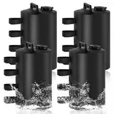 4er Set Wassergewichtstaschen, 80kg（20L*4）,4er Set Sandgewichtssäcke, Kann Wasser/Sand befüllbar, Wiederverwendbar, Universal Beingewichte für Pavillons/Gartenzelte/Festzelte, Schwarz, 24 * 45cm
