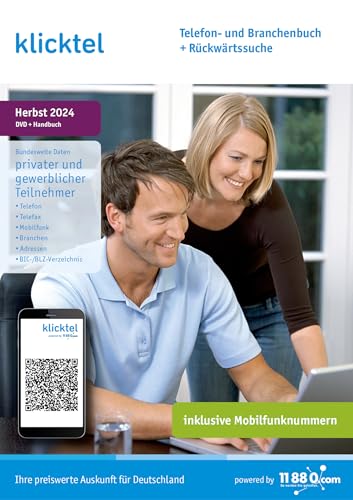klicktel Telefon- und Branchenbuch + Rückwärtssuche Herbst 2024