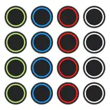 JEYORZY Silikonkappen für PS5, PS4, Xbox 360, PS3-Controller mit Grip, Schutzabdeckung und Gummi-Joystick-Analog-Kappen (16 Stück)