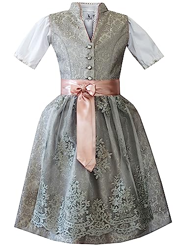 Alpenmärchen Kinderdirndl aus exklusiver Kollektion inkl. Schürze und Bluse - ALM-K949_146