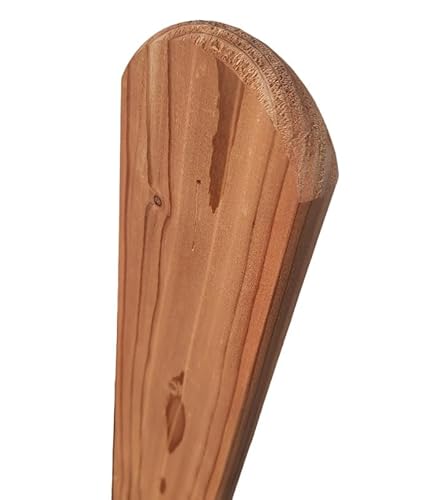 AZZAP Lärche Zaunlatten 90x20mm Lärchenholz Holzzaun Holz Zaun Brett Zaunbrett Gartenzaun Lärchenbrett 50-150cm (10, 110cm)