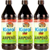 shopandmarry Lampenöl Set 3 x1 Liter – Geruchsfreies, Lampenöl für Fackeln, Gartenfackeln, Lampen und Innenräume - Ideal für den Innen- und Außenbereich sowie für Wohnräume und Gärten geeignet