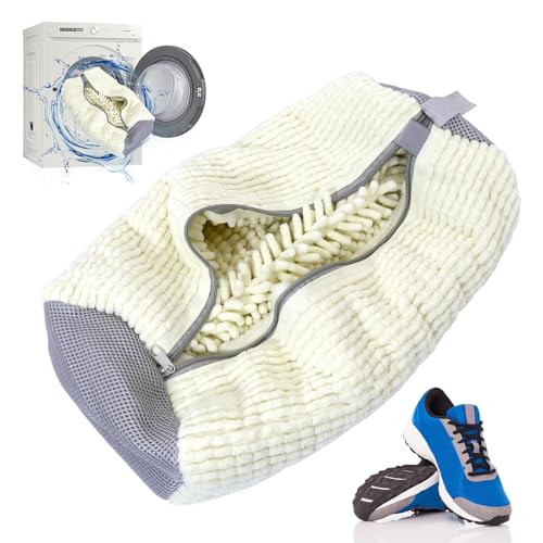 Lymshine Schuhwaschbeutel Waschmaschine, Schuhbeutel für die Waschmaschine, Sneaker Schuhe Waschbeutel, Wäschesack Schuhe für Waschmaschine mit Reißverschluss, Shoe Washing Bag