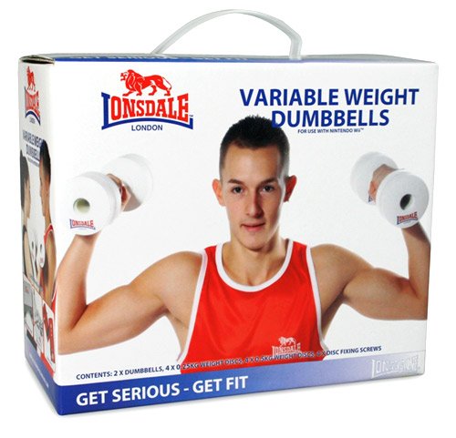 Nintendo Wii - Officially Licensed Lonsdale - Workout Dumbbells [UK Import]