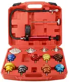 FreeTec Kühlsystemtester Kühlerabdrückgerät Kühler Druck Prüfung Abdrückgerät Kühlsystem Tester (14TLG)
