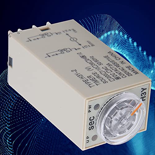 Zeitrelais, 8-polig, H3Y-2, kompakte Größe, einstellbar, transparent, für Haushaltsgeräte, elektrische Versorgung, 0–3 s(220VAC)