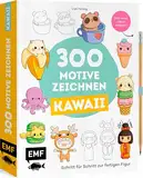 300 Motive zeichnen – Kawaii: Schritt für Schritt zum fertigen Motiv | Stift dabei – Gleich loslegen!