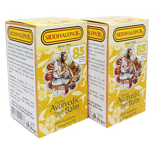 Siddhalepa Kräuter-Ayurvedischer Balsam (50g), 2er-Pack