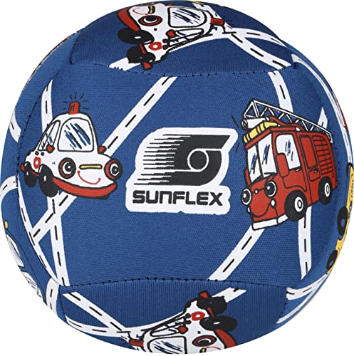 Sunflex® Big Softball Youngster Cars | Kinderball für Kinderhände im modernen Design | Kindgerecht aus hochwertigem & rutschfestem & weichem Neopren