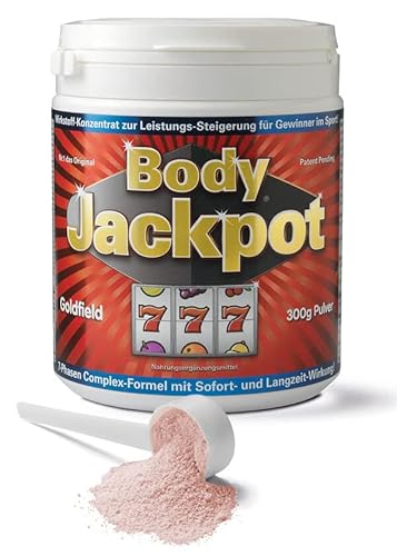 NEU! Goldfield - Body Jackpot | Pre Workout Booster mit einzigartiger Formel | Fitness Booster für maximale Leistung, Energie, Muskelpump und Fokus | Mit Mineralstoffen, Spurenelementen und Vitaminen