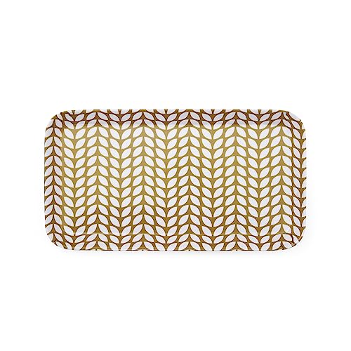 Cooksmart Kleines Serviertablett in britischem Design | Dinnertablett für mehrere Anwendungen rund ums Haus | Tabletts zum Servieren von Speisen oder Getränken (Bauhaus Geo - S)