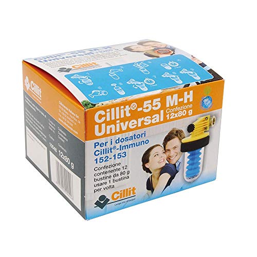 SuperSamaStore Cillit-55 M-H Universal 12er Pack x 80g - Pool und Spa Wasserbehandlung
