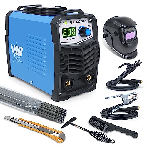 MMA Elektrodenschweißgerät 200A Set | 14-Teilig | 10 bis 200A | ARC200K | Hotstart-Funktion | ARC FORCE | Kompakt & leicht | MMA/STICK/E-HAND | IGBT-Technologie | Vector Welding