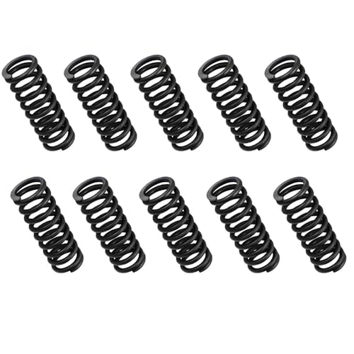 10 Stück 65Mn Federstahl Druckfeder 1.2x17x45mm(1.2mm Drahtdurchmesser x 17mm Außendurchmesser x 45mm Länge)