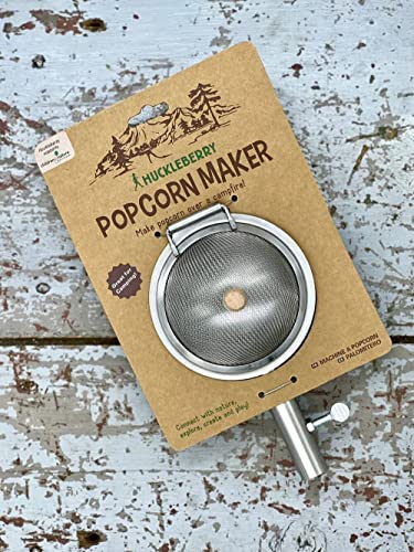 WESTCRAFT Huckleberry Popcorn-Maker Mais Popcornmaschine für Popcorn poppen, Outdoor Camping Lagerfeuer