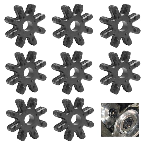 8 Stück Auto Lenksäulenkupplung, 563152K000FFFF Flexible Lenkkupplung aus Kunststoff, Reduzierung von Vibrationen und Geräuschen in Auto Lenksäule, Kupplung Ersatz Kompatibel mit Hyundai Kia