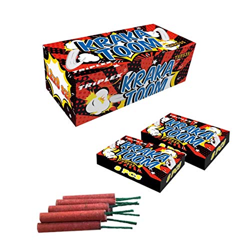 h2i Kraka Toom Minikracher | 96 Teile | Party Spaß für Klein & Groß I für Silvester, Halloween & Party Mitbringsel | Kinder & Jugendfeuerwerk | Ganzjahresfeuerwerk Kat. F1