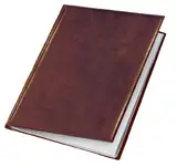 VELOFLEX 4402760 - Sichtbuch „de Luxe“ Exquisit, DIN A4, Präsentationsmappe, Sichtmappe, Speisekartenmappe, braun
