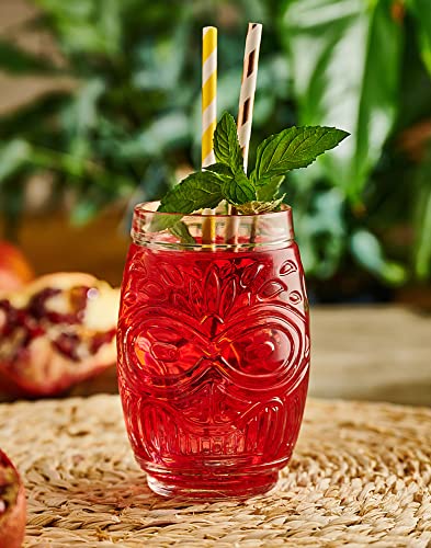 Sixby Cocktail Gläser - Trinkgläser 500ml Tiki (Set 6 Stück) - Spülmaschinenfest