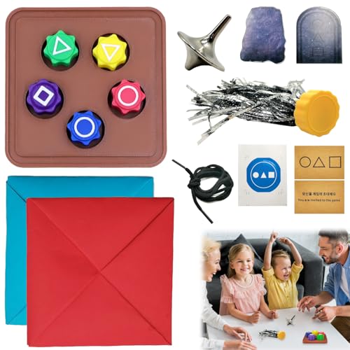 Gonggi Korean Game, Gonggi Koreanisches Spiel, Korean Folk Game Set, Traditional Korean Games, Jebi chagi, Gong-gi, Biseokchigi, Paeng-y, DDAKJI, Traditional Korean Games, für Kinder Erwachsene