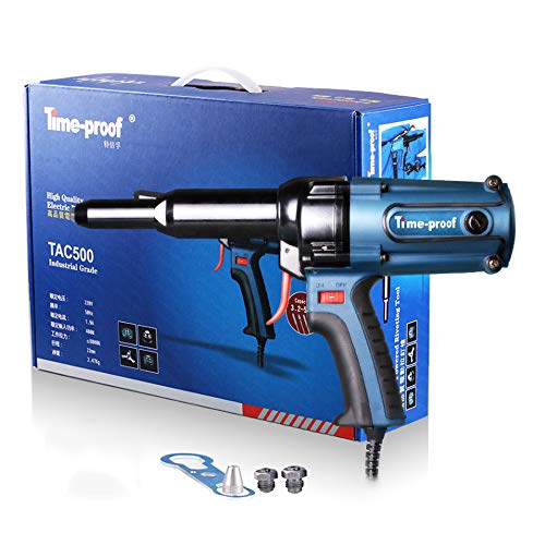 Toplionace 220V Elektrizität Nietmaschine, TAC500 Nietpistole Nagelpistole 400W 8000N Hub 22mm (TAC500)