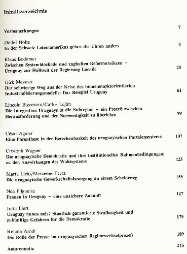 Uruguay zwischen Tradition und Wandel