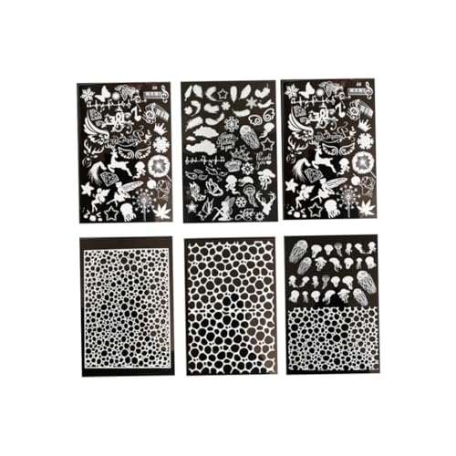 DIYEAH 6 Blätter DIY Epoxid Wasserrutsche Aufkleber Füllstoff Aus Epoxidmaterial Epoxidzubehör