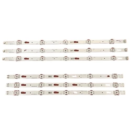 MAKAZHZZRM Led-hintergrundbeleuchtung Streifen Fit for Samsung UE43TU7172U UE43TU7125K GU43TU8079U UE43TU8000K UE43TU8005K UE43TU8072U(Kit 6pcs for 1 TV)